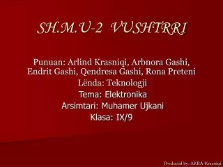 sh m u 2 vushtrri