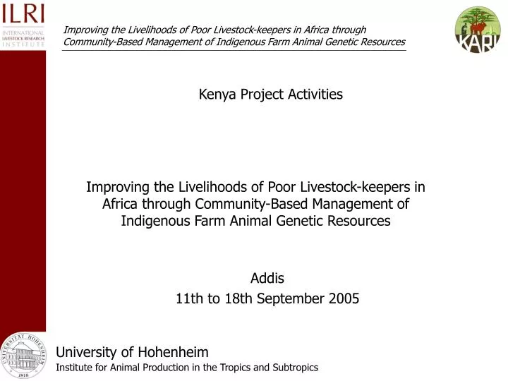 kenya project activities
