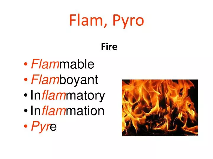 flam pyro