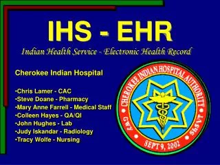 IHS - EHR