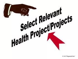 Select Relevant Health Project/Projects