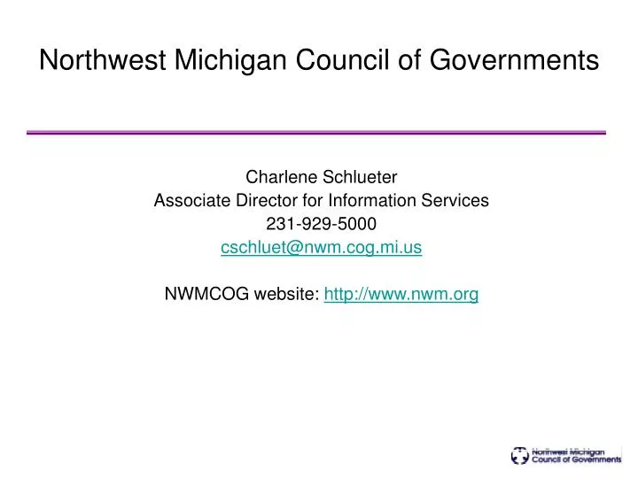 northwest michigan council of governments