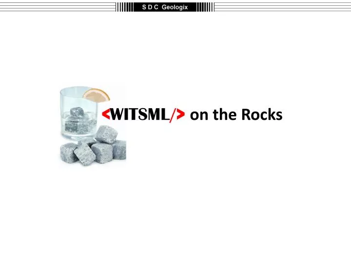 witsml on the rocks