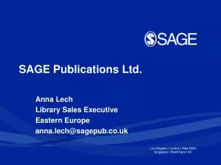 SAGE Publications Ltd.