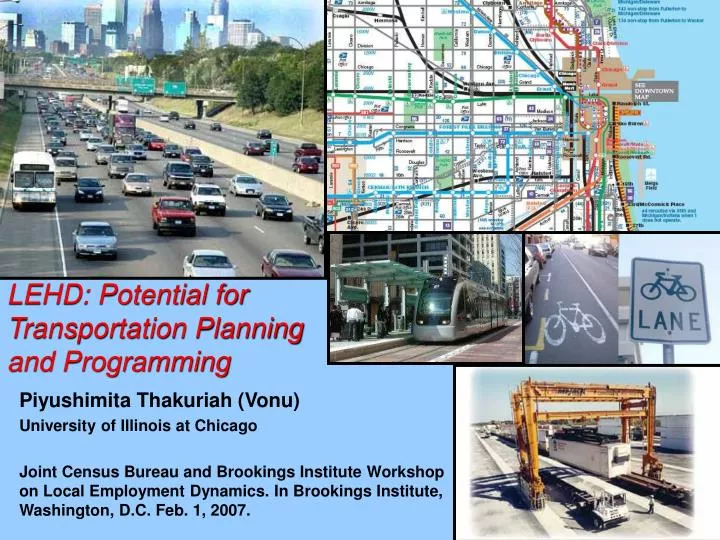lehd potential for transportation planning and programming