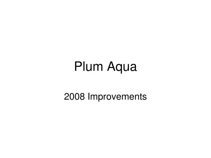 plum aqua