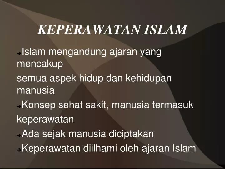 keperawatan islam