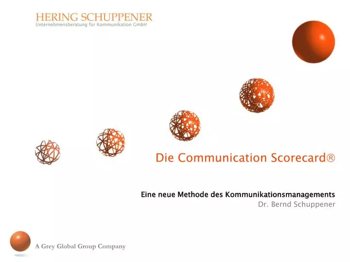 die communication scorecard eine neue methode des kommunikationsmanagements dr bernd schuppener