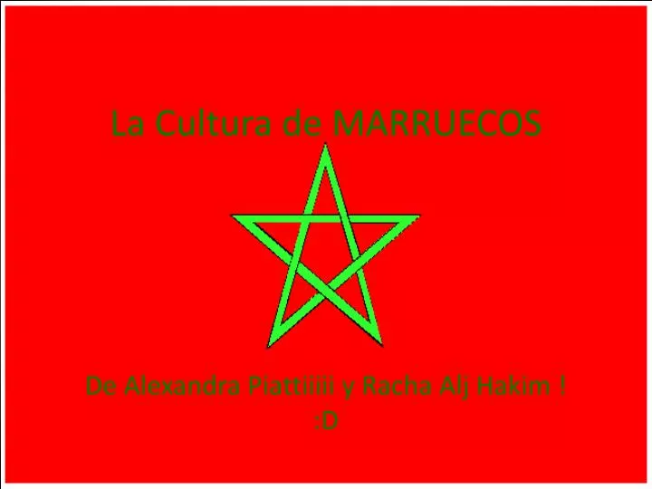 la cultura de marruecos