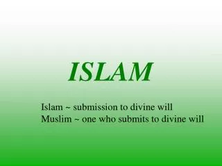 ISLAM