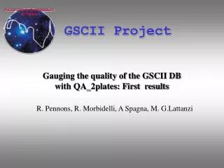 GSCII Project