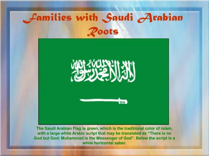 families with saudi arabian roots