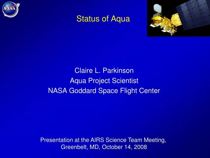 status of aqua