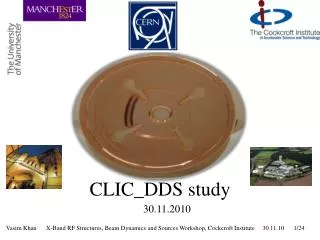 CLIC_DDS study