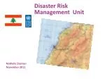 Disaster Risk Management Unit - slide 1