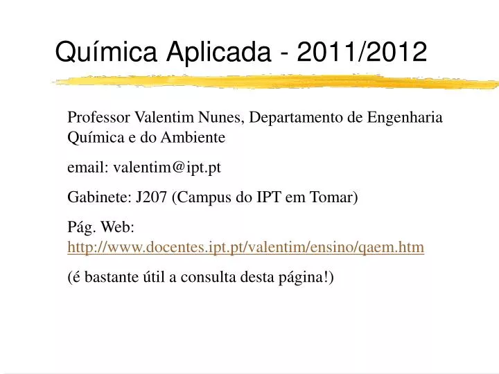 qu mica aplicada 2011 2012