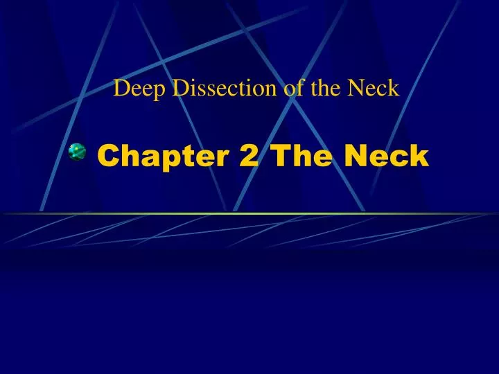chapter 2 the neck