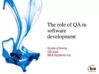 The role of QA in software development