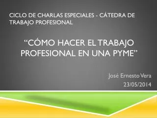 c mo hacer el trabajo profesional en una pyme