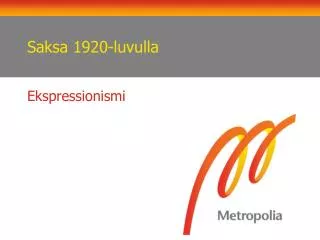 saksa 1920 luvulla