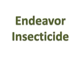 Endeavor Insecticide