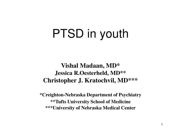 ptsd in youth