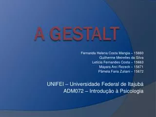 a gestalt