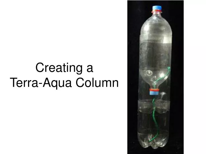 creating a terra aqua column