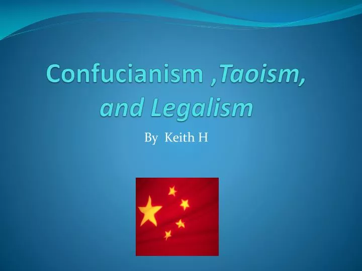 confucianism taoism and legalism