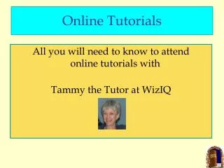 Online Tutorials