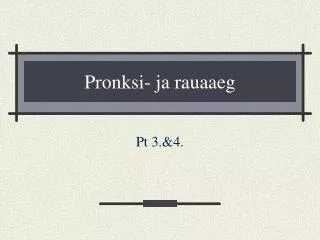 pronksi ja rauaaeg