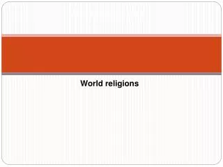 World religions