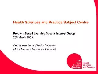 Health Sciences and Practice Subject Centre