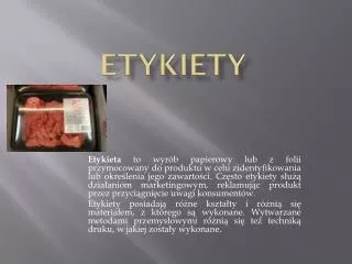etykiety