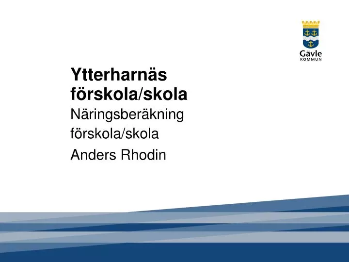 ytterharn s f rskola skola