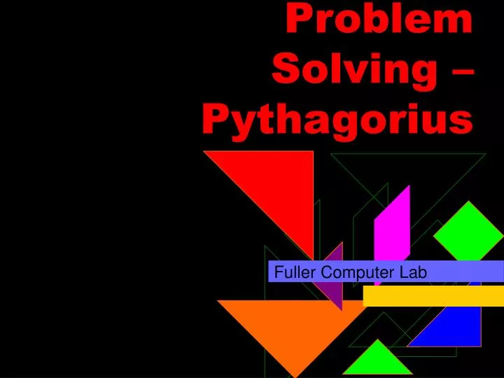 problem solving pythagorius