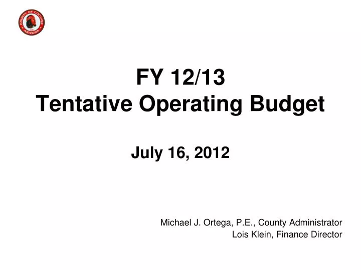 fy 12 13 tentative operating budget july 16 2012