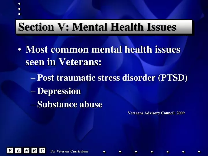section v mental health issues