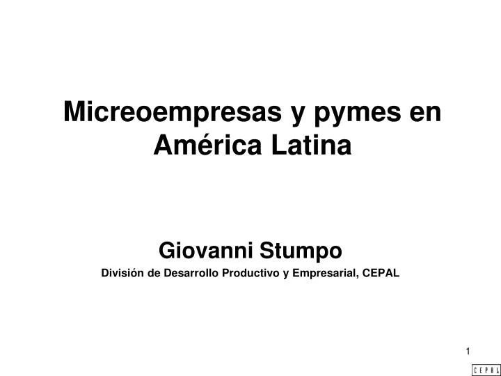 micreoempresas y pymes en am rica latina