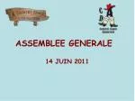 ASSEMBLEE GENERALE - slide 1