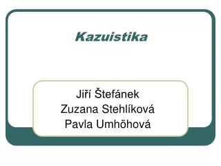 kazuistika