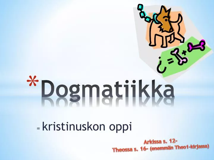 dogmatiikka