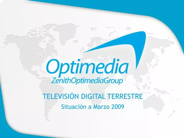 televisi n digital terrestre situaci n a marzo 2009