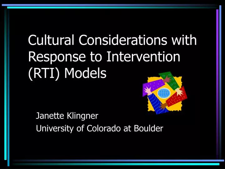 cultural considerations with response to intervention rti models