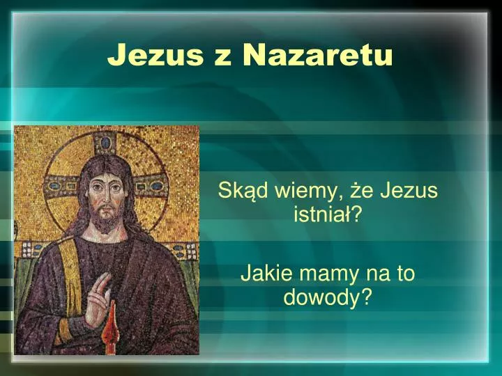 jezus z nazaretu