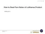 How to Read Fare Notes of Lufthansa Product - slide 1