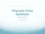Polycystic Ovary Syndrome - slide 1