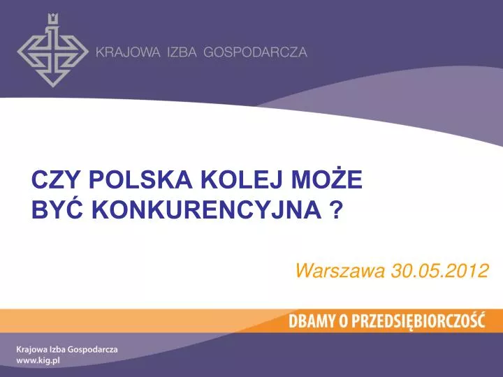 czy polska kolej mo e by konkurencyjna