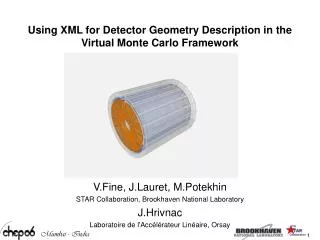 Using XML for Detector Geometry Description in the Virtual Monte Carlo Framework
