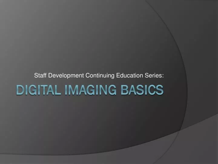 staff development continuing education series